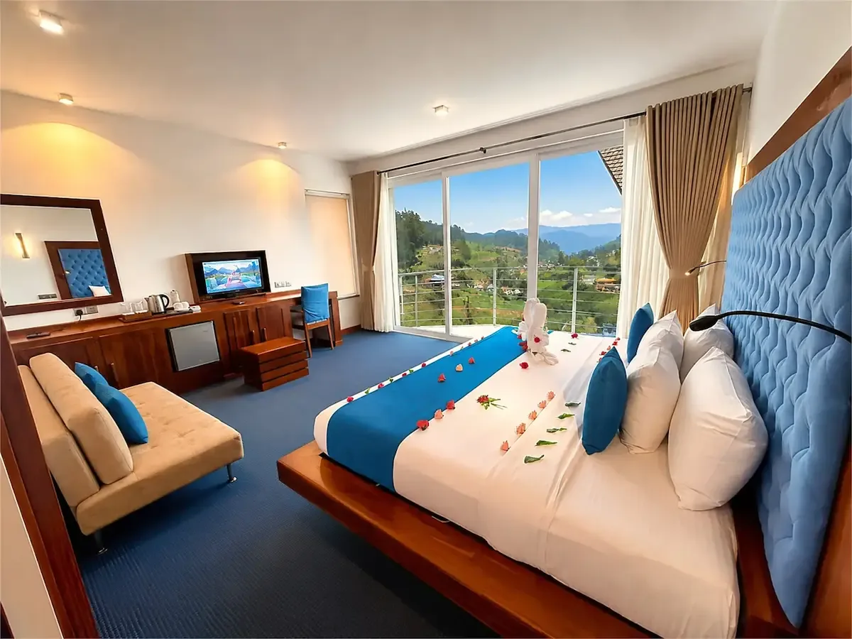 Private deluxe room for couples at Hilldale Retreat Sri Lanka